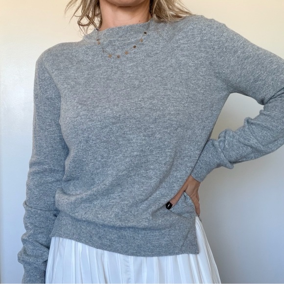 Almina Concept Crew Neck Sweater in Gray - Picture 9 of 10
